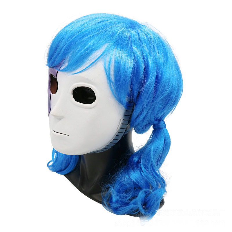 Hot  Anime Game Sally Face Cos - Black Face Mask Pack recension och pris