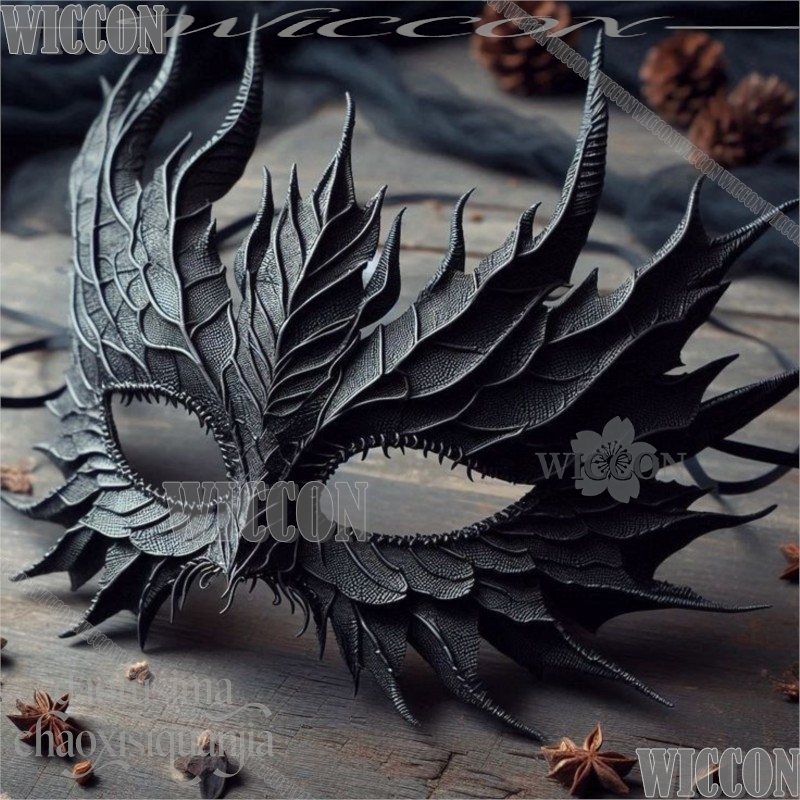 Black Dragonscale Masquerade M - Black Face Mask Pack recension och pris